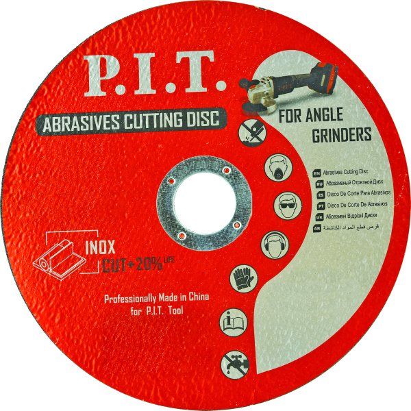 Диск отрезной по металлу P.I.T. 115x22,2x1,6 мм 25 шт в уп.(ACTW01-1153)