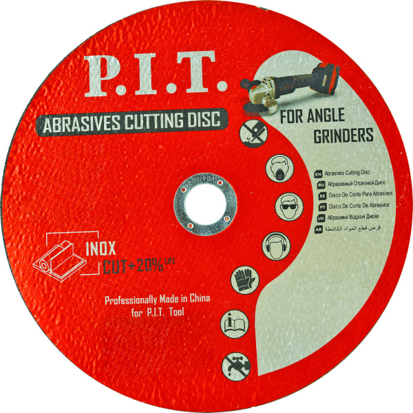Диск отрезной по металлу P.I.T. 180x22,2x2,0 мм 25 шт в уп.(ACTW01-1802)
